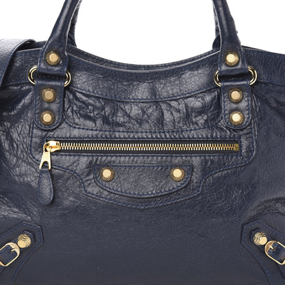 Balenciaga Agneau Giant 12 Gold Hardware Town Bleu Obscur 11 of 11