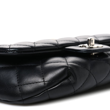 Chanel Calfskin Quilted CC Uniform Flap Belt Bag Black 9 of 11