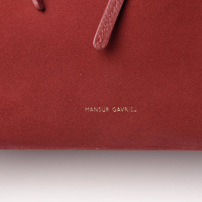 Mansur Gavriel Suede Bucket Bag Rococo 8 of 14