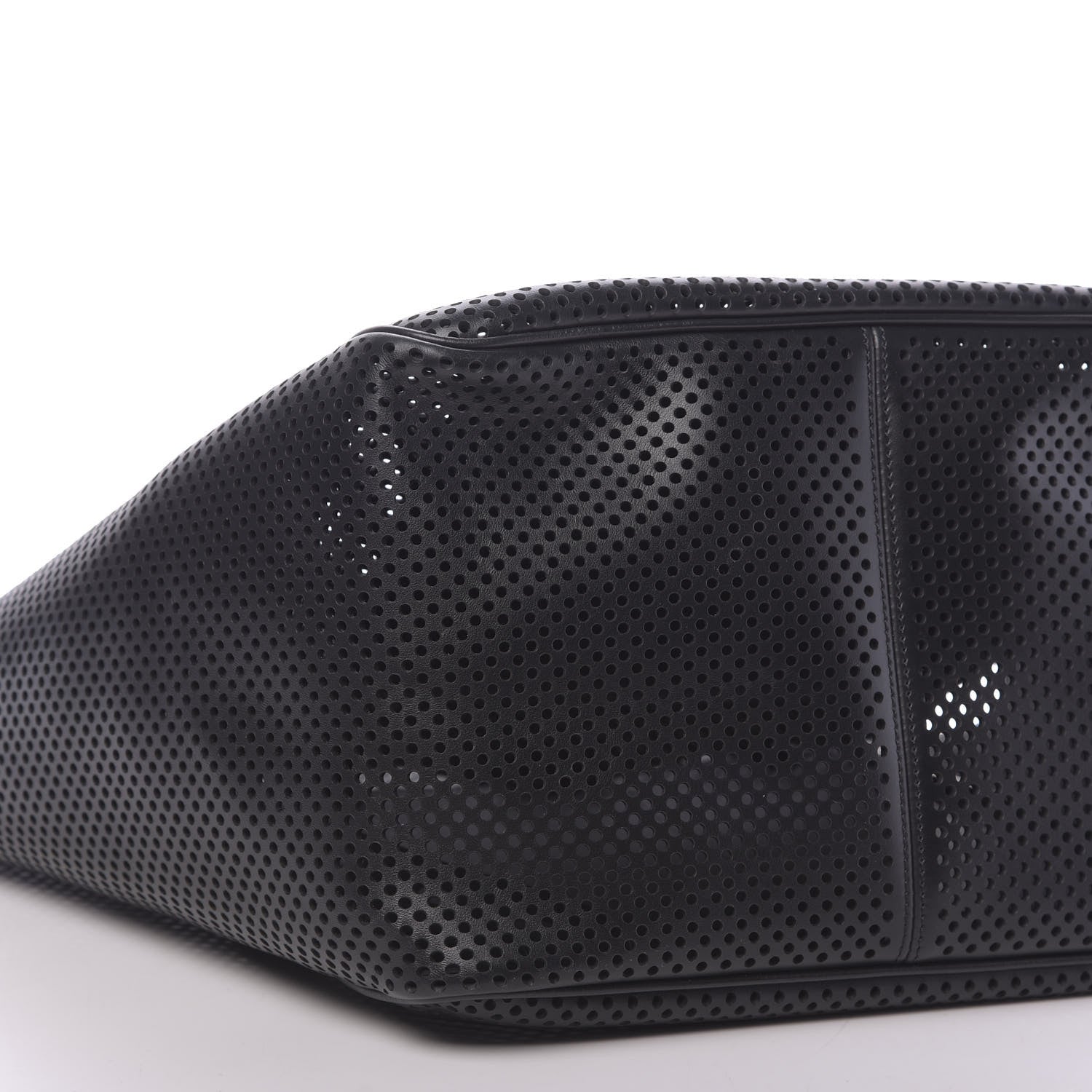 Tom Ford Calfskin Perforated T Twist Tote Black 8 of 9