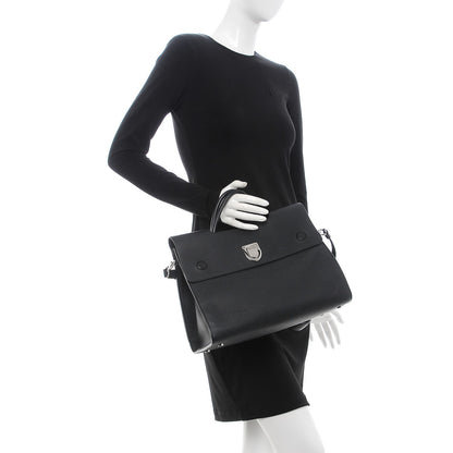 Christian Dior Grained Calfskin Large Diorever Flap Black 3 of 17