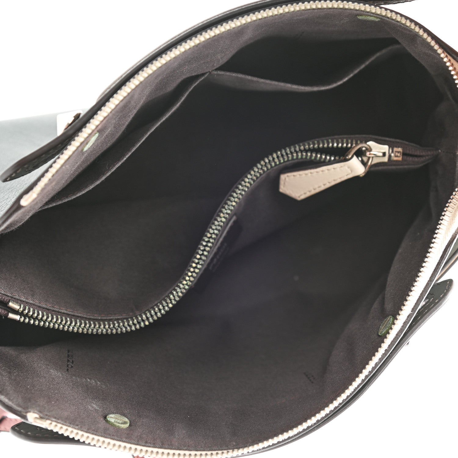 Fendi Vitello Dolce 4 Color Medium By The Way Boston Bag Verde Inglese Multicolor 5 of 10