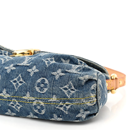 Louis Vuitton Monogram Denim Mini Pleaty Blue 10 of 10