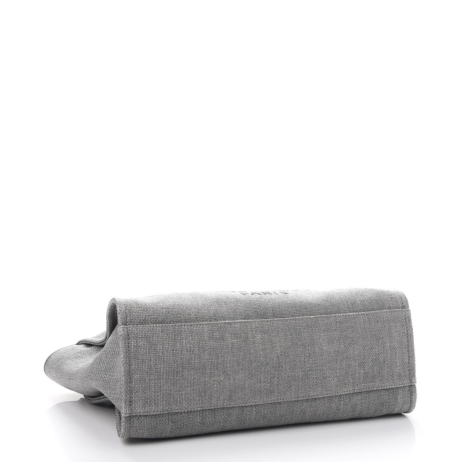 Chanel Canvas Large Deauville Tote Grey 5 of 8