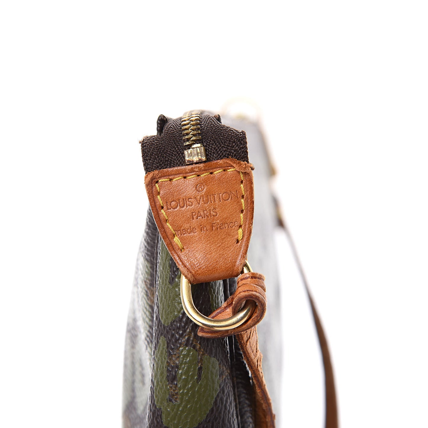 Monogram Graffiti Pochette Accessories Kaki