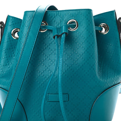 Gucci Hilary Lux Bright Diamante Small Bucket Bag Deep Cobalt 8 of 18