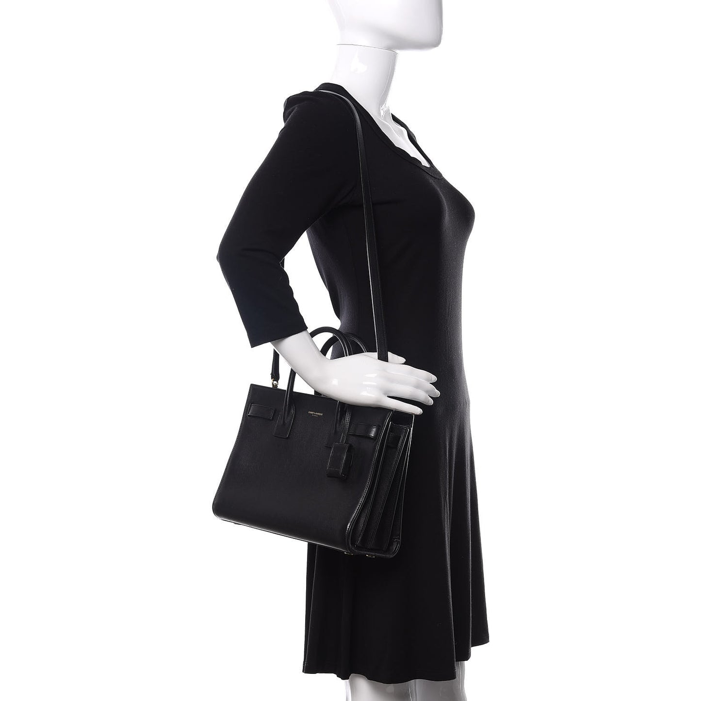 Calfskin Baby Sac De Jour Black