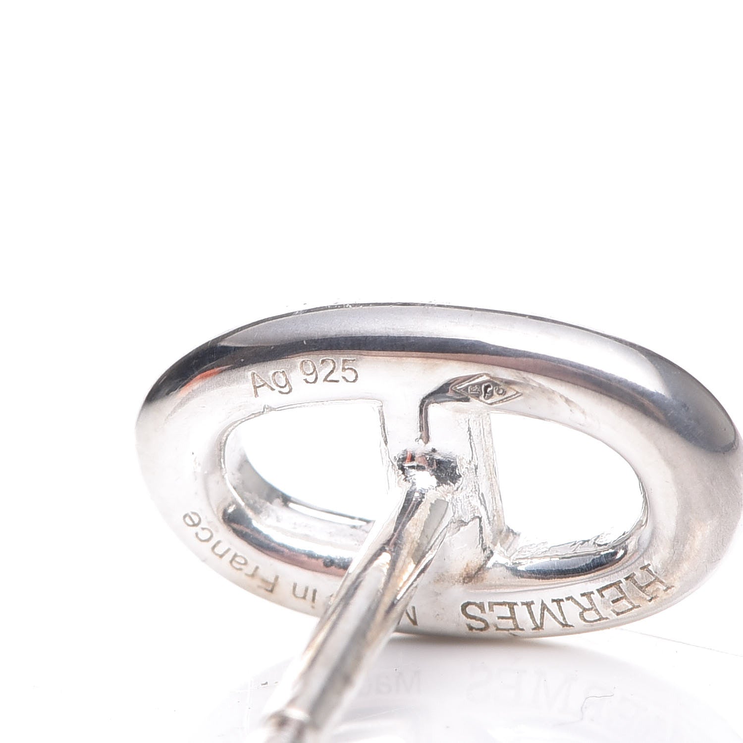 Hermes Sterling Silver TPM Farandole Earrings 4 of 7
