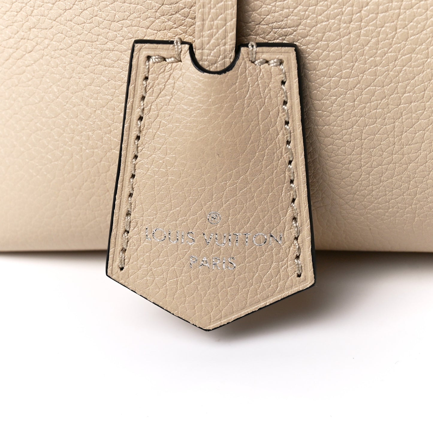 Calfskin Lockme Cabas Vanille Black