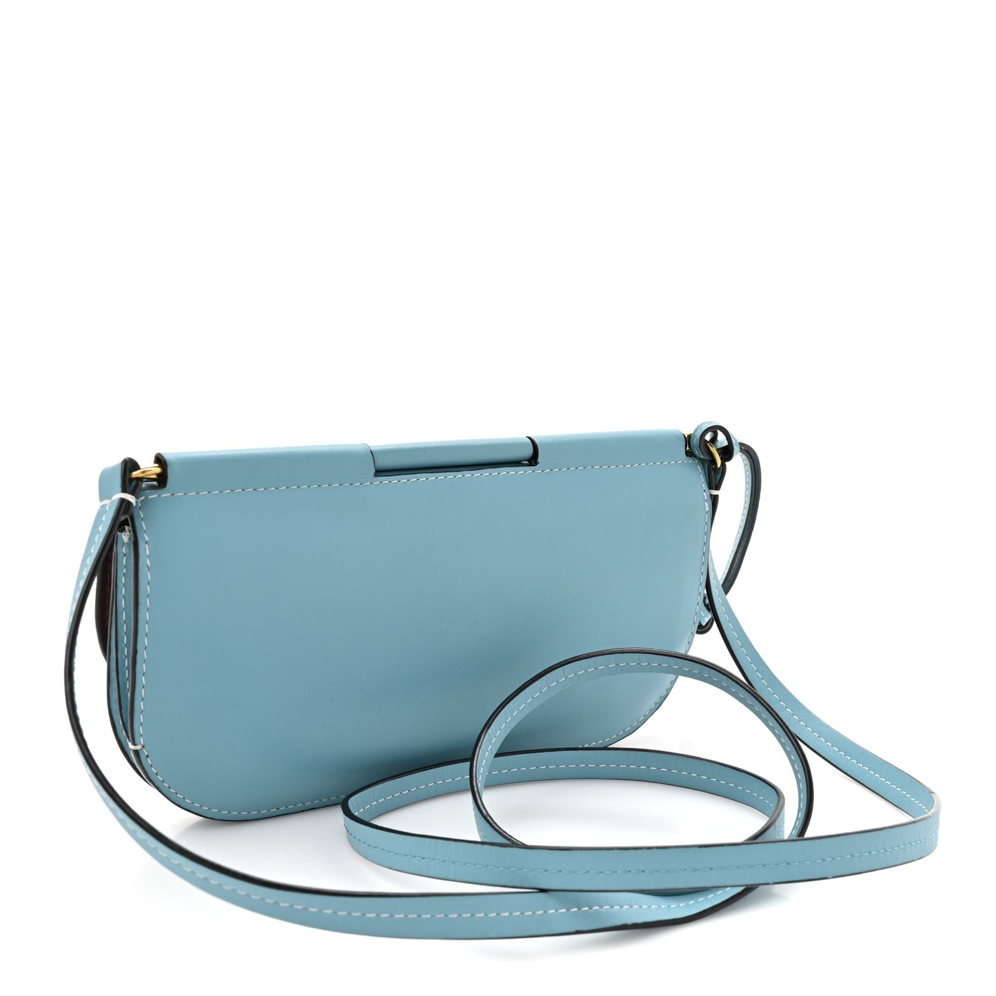 Smooth Calfskin Gate Pochette Light Blue