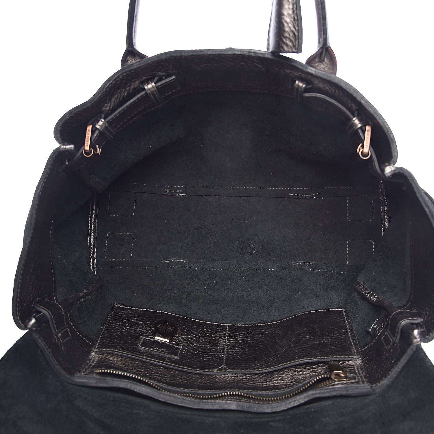 Mulberry Metallic Classic Grain Braided Bayswater 5 of 12