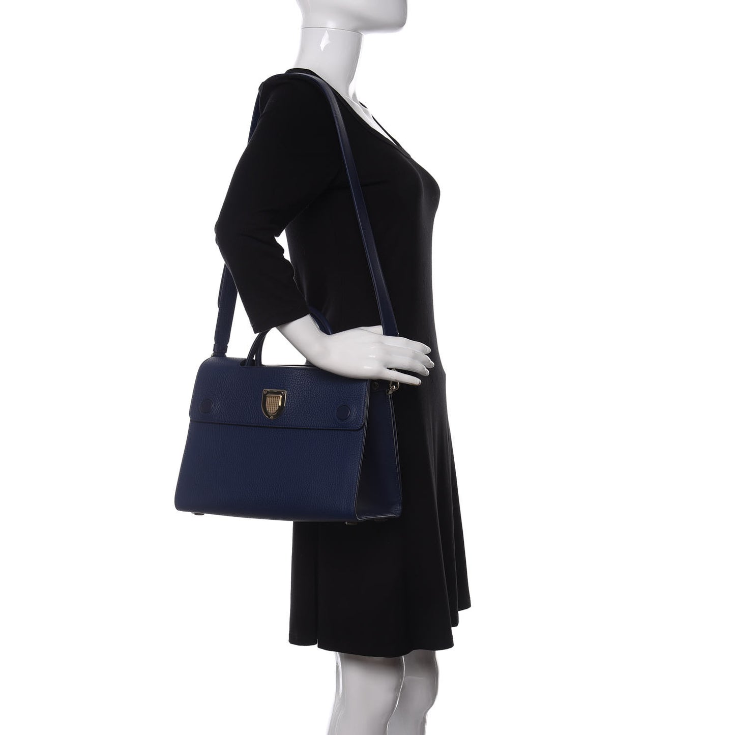 Bullcalf Medium Diorever Flap Navy