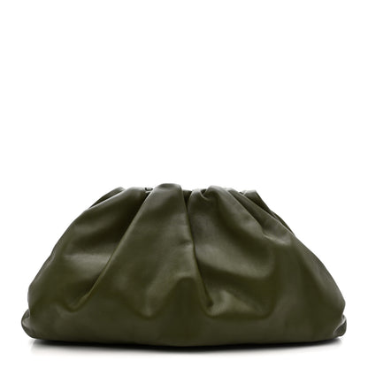 Bottega Veneta Smooth Butter Calf The Pouch Oversized Clutch Mustard 1 of 11