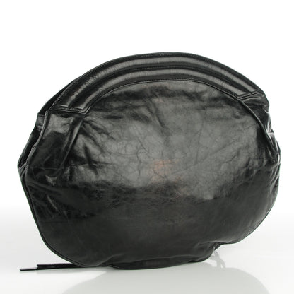 Balenciaga Chevre Oval Clutch Black 3 of 7