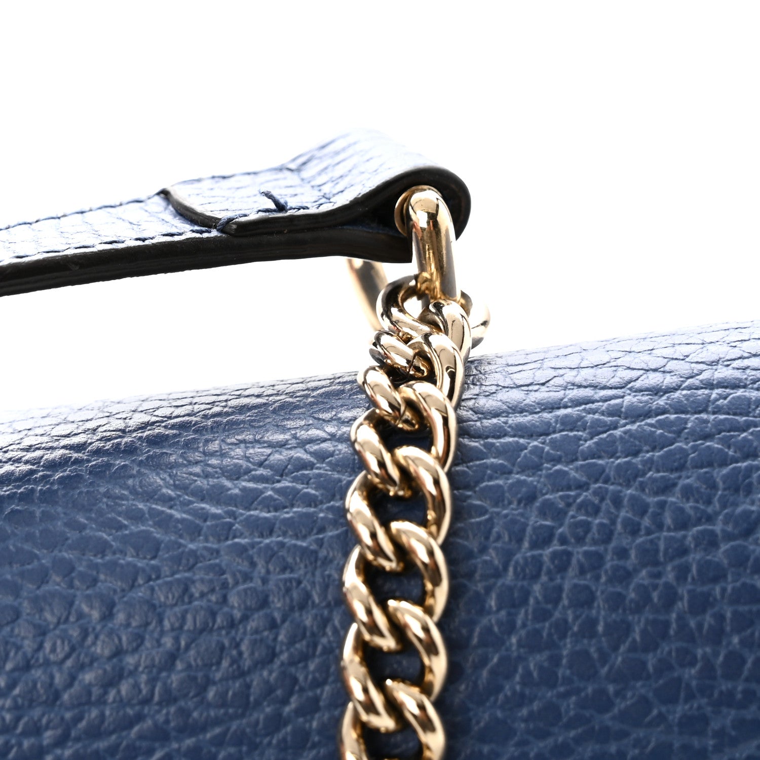 Gucci Dollar Calfskin Interlocking G Shoulder Bag  Caspian 13 of 13
