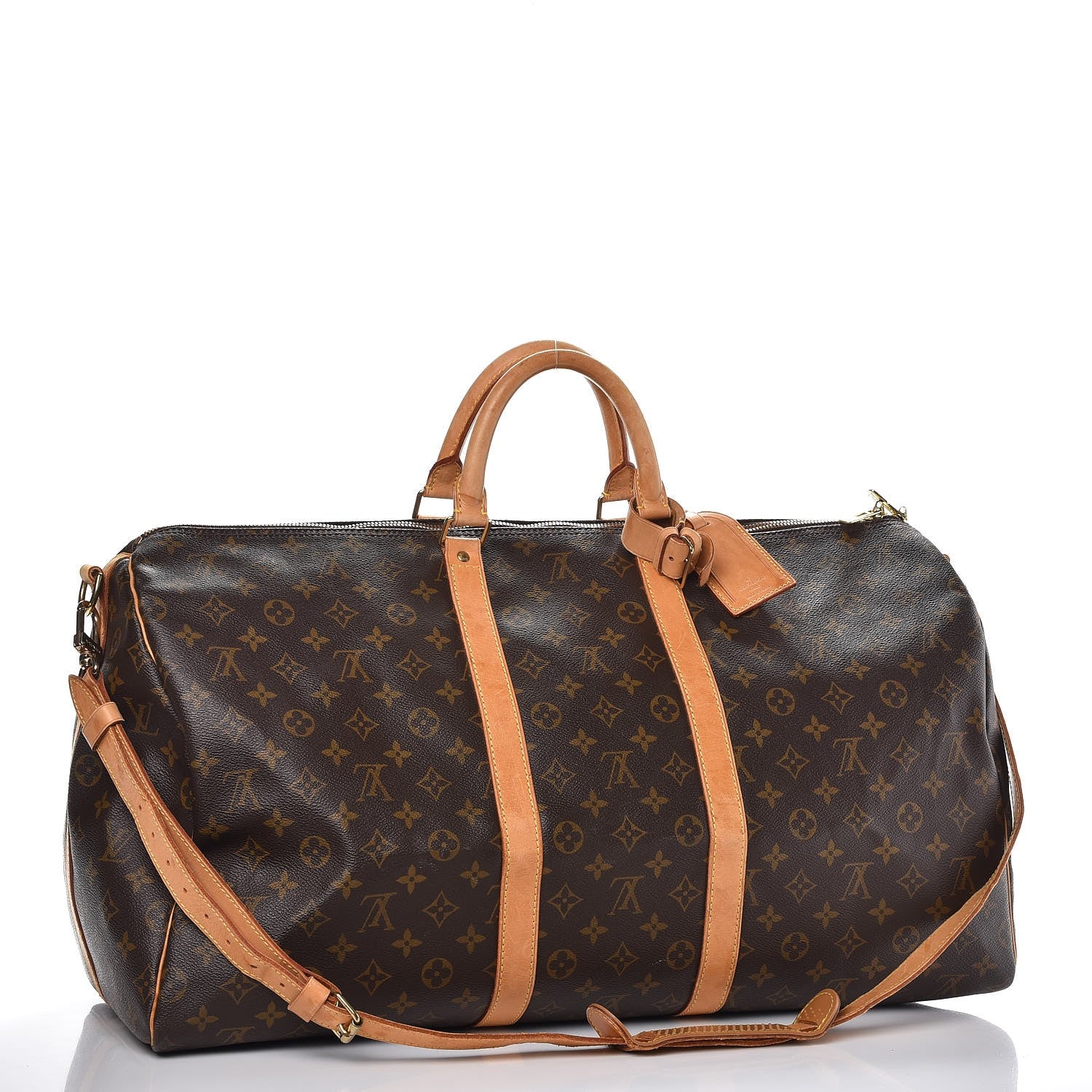 Louis Vuitton Monogram Keepall Bandouliere 55 4 of 14