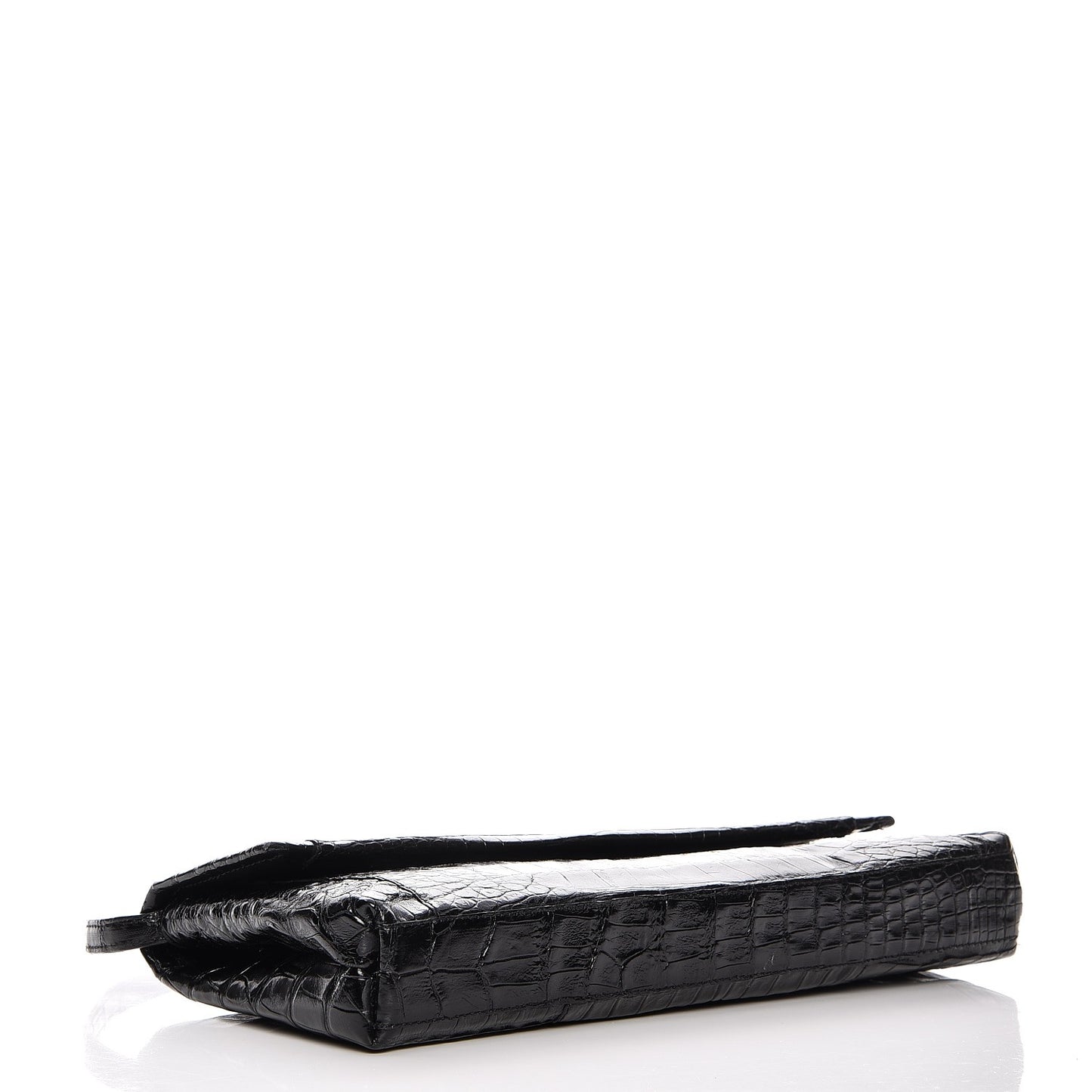 Crocodile Gotham Clutch Black