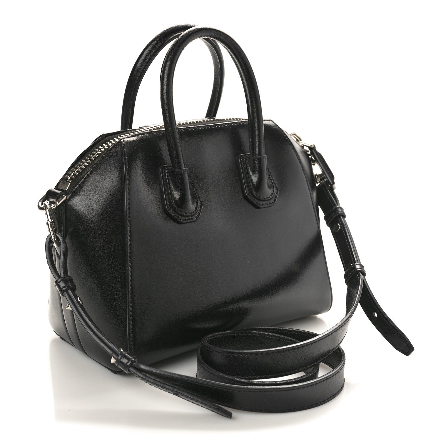 Givenchy Shiny Lord Calfskin Small Antigona Black 2 of 12