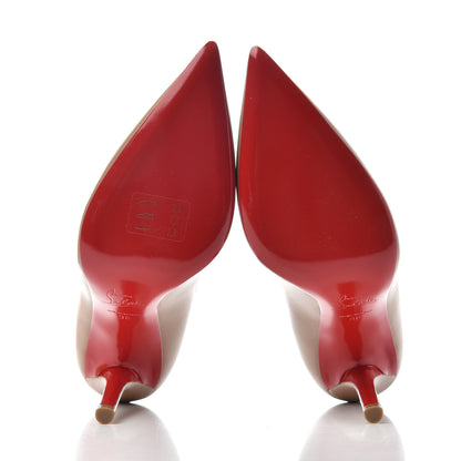 Christian Louboutin Nappa Apostrophy 100 Pumps 36 Nude 6 of 10