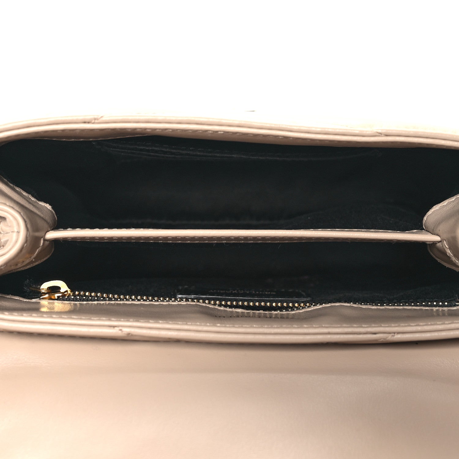 Saint Laurent Calfskin Y Quilted Monogram Toy Loulou Crossbody Bag Nude Powder 4 of 11