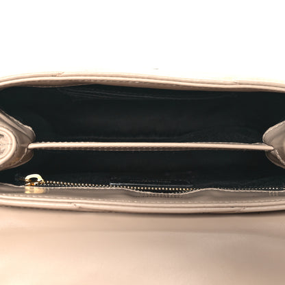 Saint Laurent Calfskin Y Quilted Monogram Toy Loulou Crossbody Bag Nude Powder 4 of 11