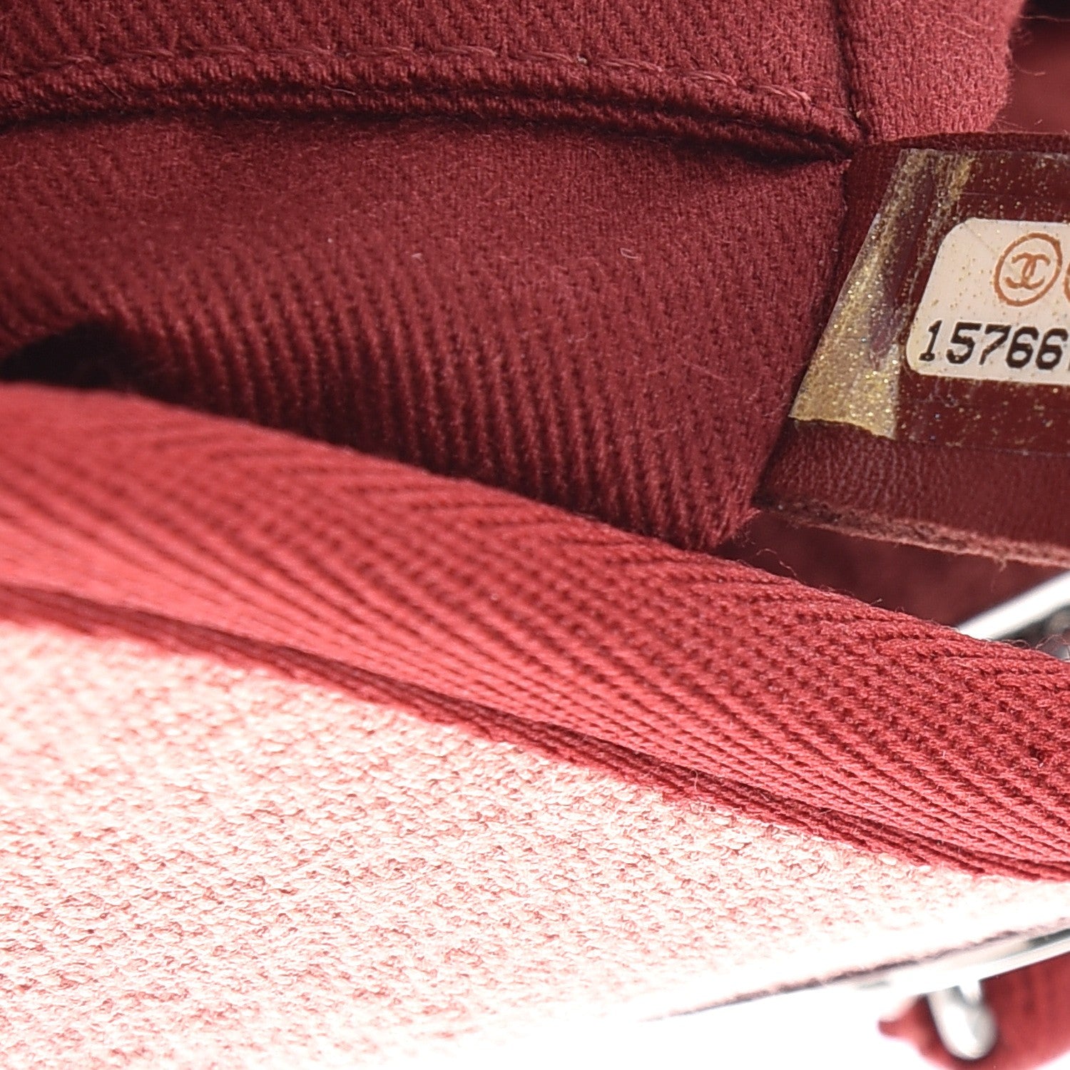 Chanel Canvas Mini Deauville Tote Red 7 of 10