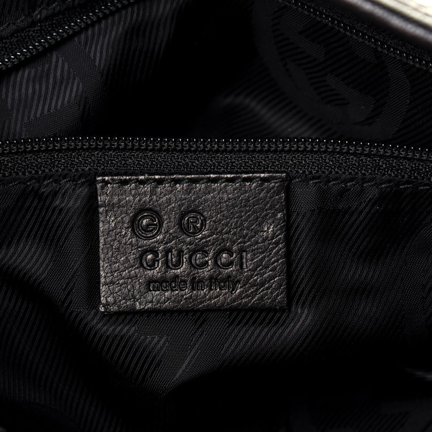 Guccissima Flat Messenger Bag Dark Brown