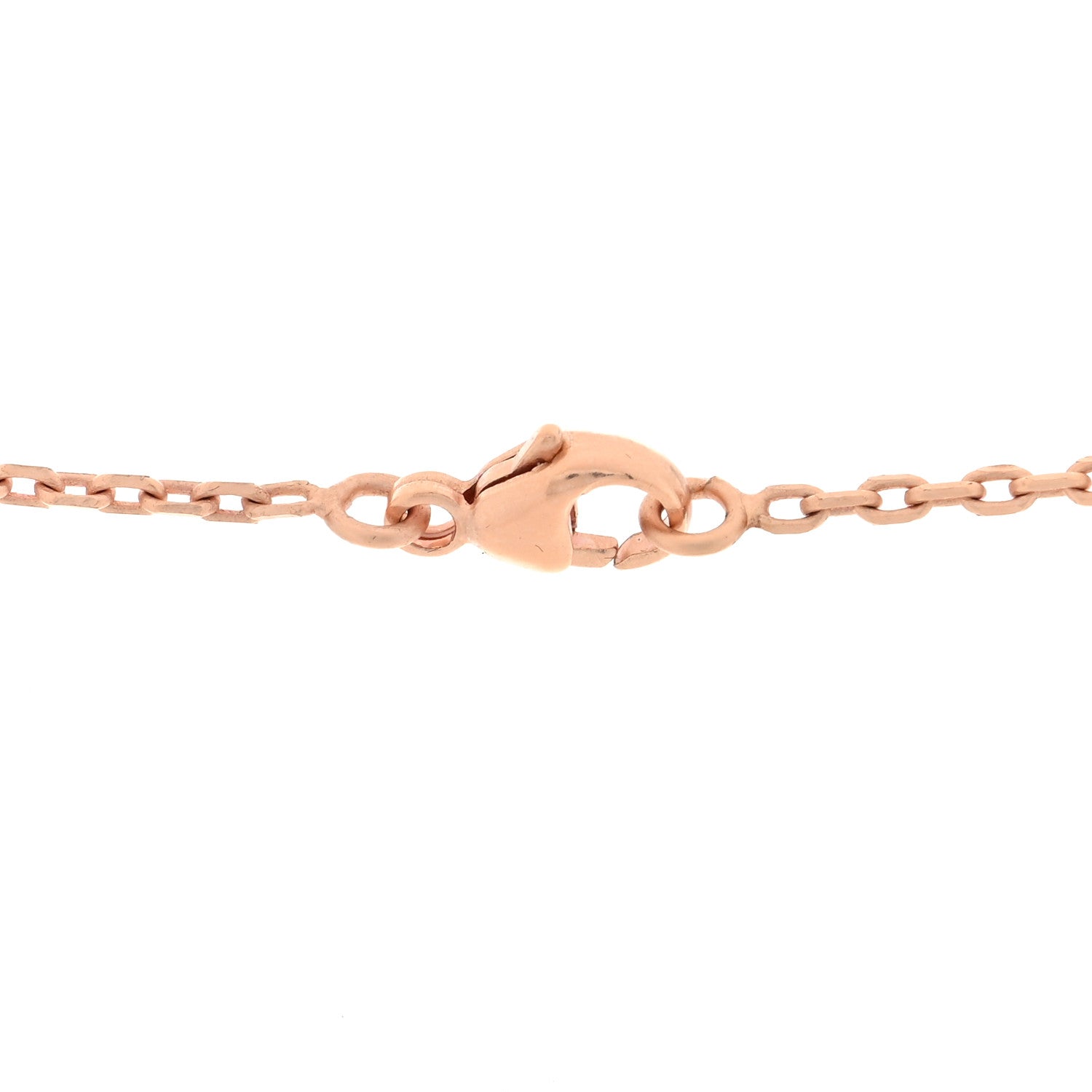 Hermes Lacquered Rose Gold Pop H Pendant Necklace Black 5 of 6