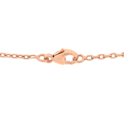Hermes Lacquered Rose Gold Pop H Pendant Necklace Black 5 of 6