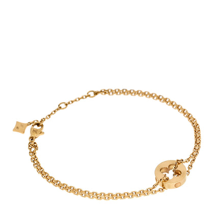 Louis Vuitton 18K Yellow Gold Empreinte Chain Bracelet 1 of 5