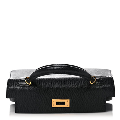 Hermes Epsom Mini Kelly Sellier 20 Black 16 of 32