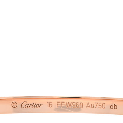 Cartier 18K Pink Gold Small LOVE Bracelet 16 3 of 6