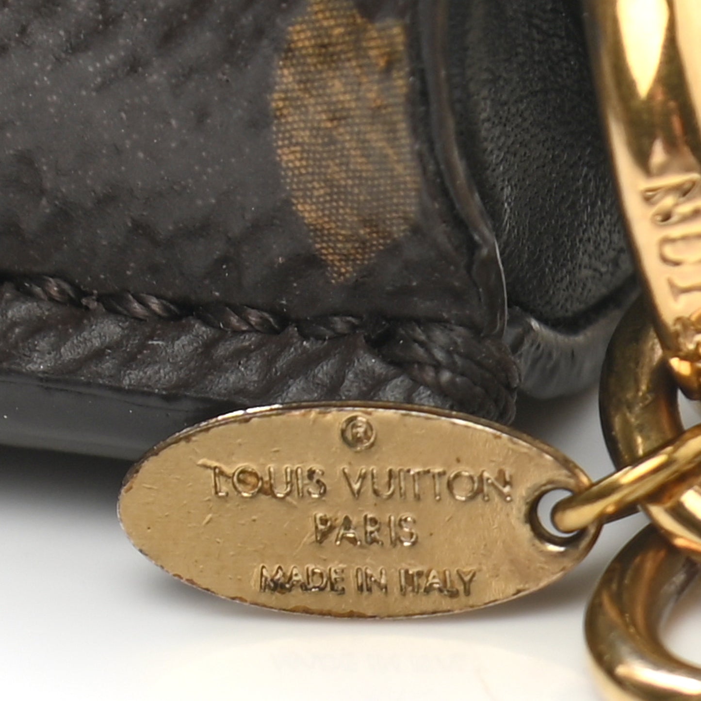 Monogram Tassel Bag Charm