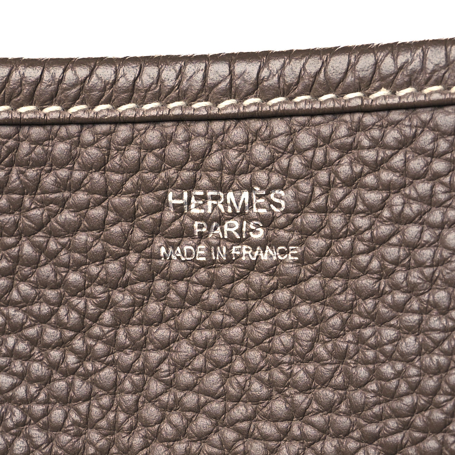 Hermes Taurillon Clemence Evelyne III TGM Etoupe 6 of 12