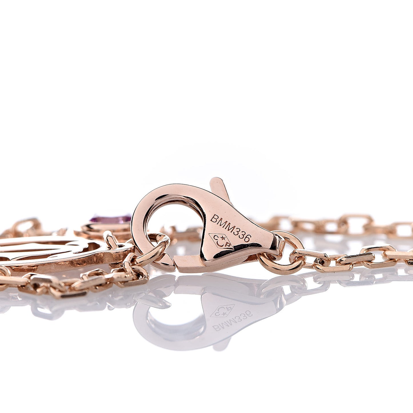 18K Pink Gold Pink Sapphire D'Amour Bracelet