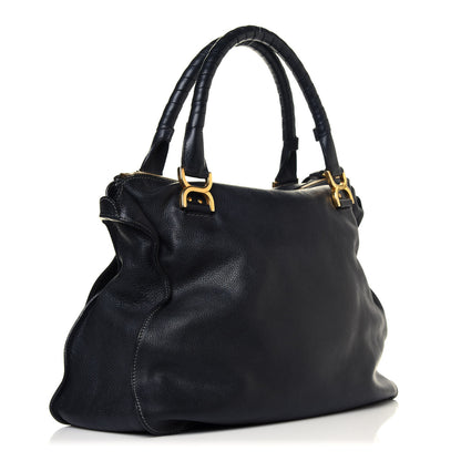 Chloe Calfskin Medium Marcie Satchel Black 3 of 12