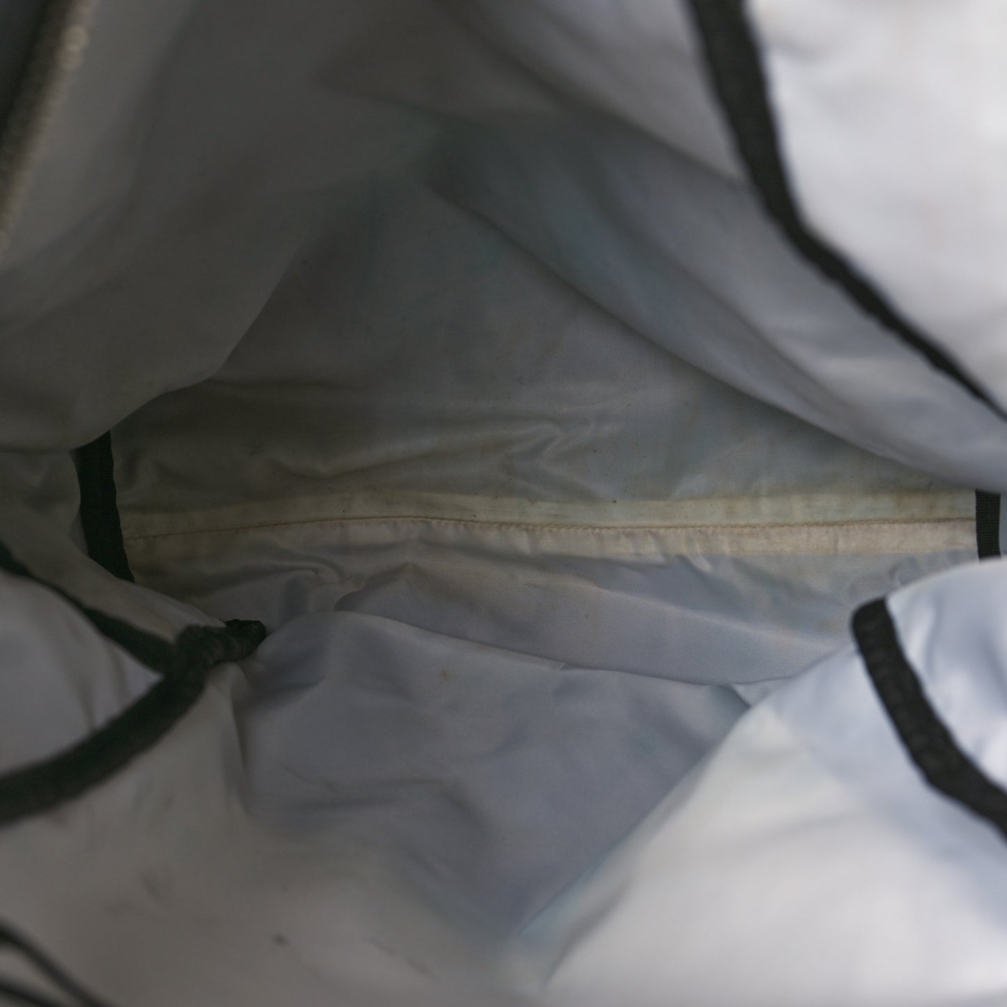 Nylon Sailor Skull Printed Backpack Black