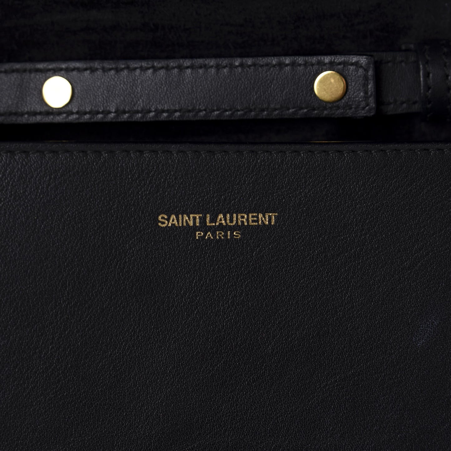 Calfskin Mini Y Ligne Crossbody Pochette Bag Black