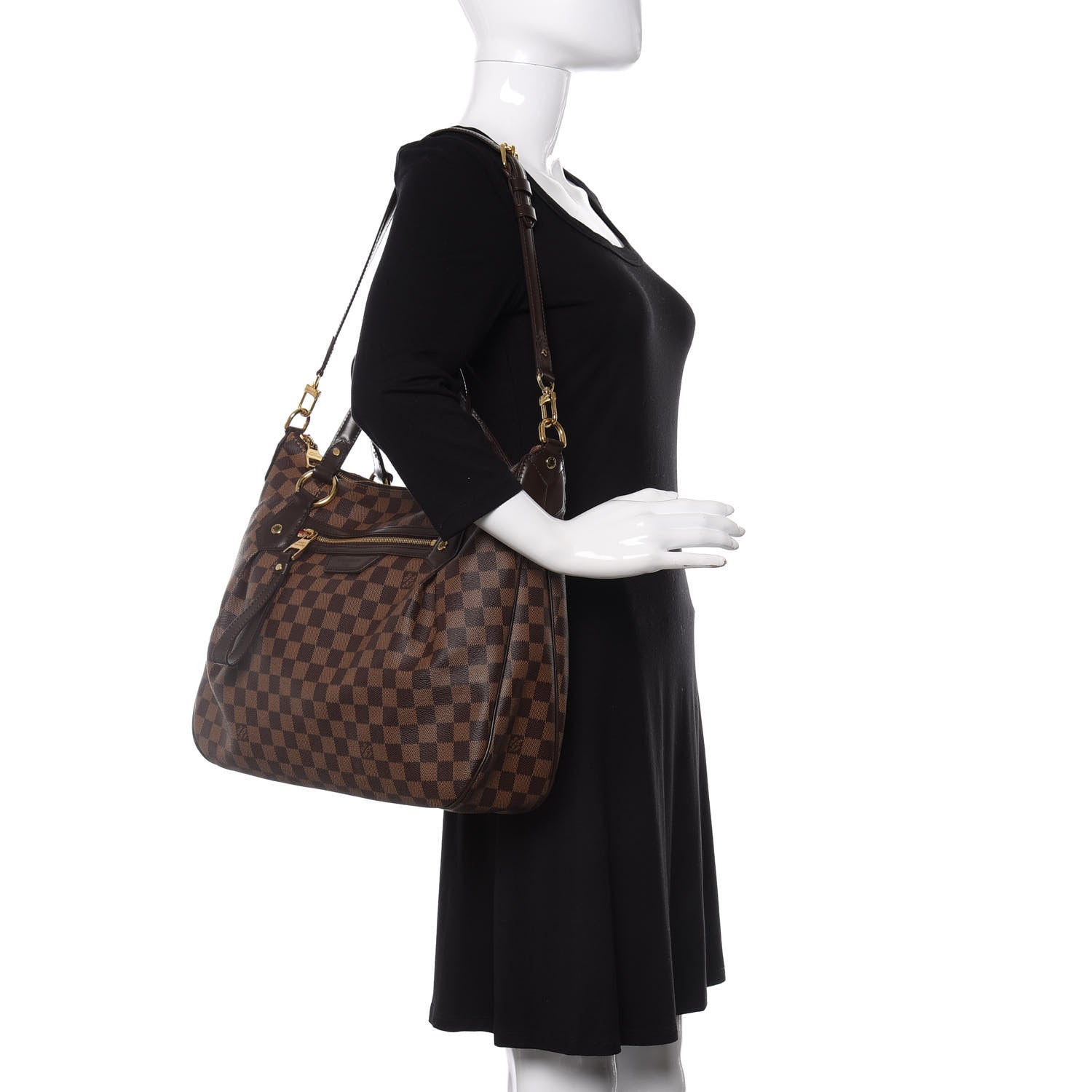 Louis Vuitton Damier Ebene Evora MM 2 of 10