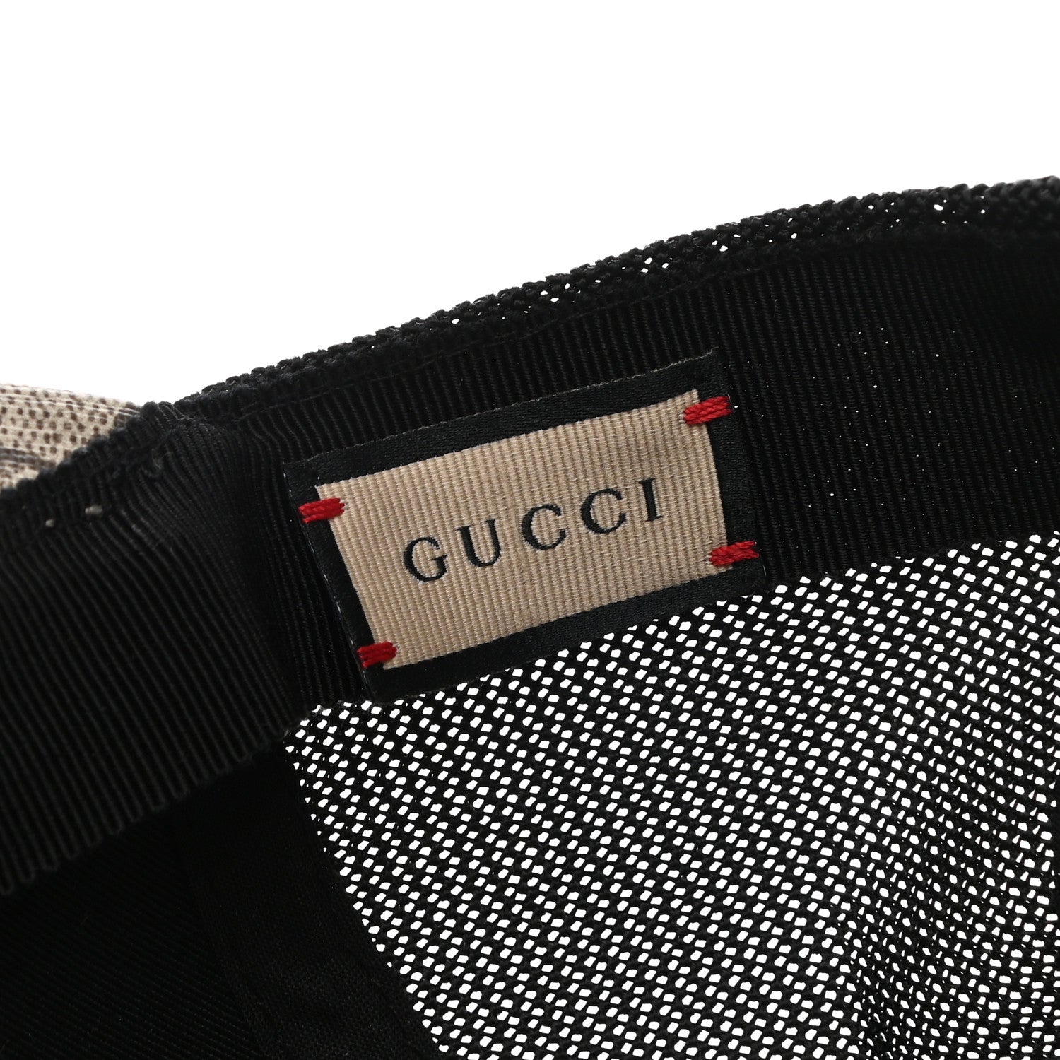 Gucci GG Supreme Monogram Bee Print Baseball Hat M Beige 8 of 9