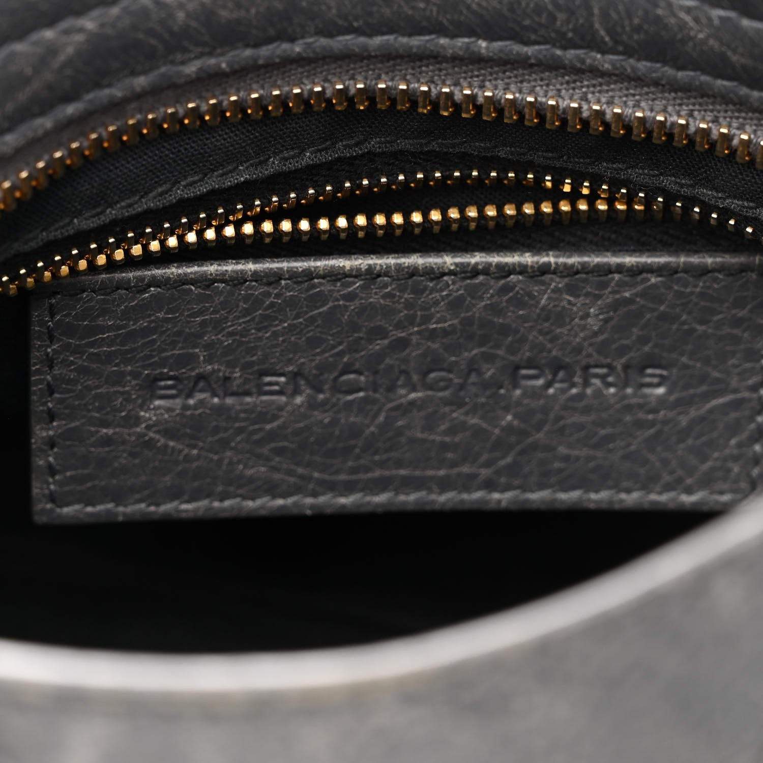 Balenciaga Agneau Giant 12 Gold Hardware Mini City Gris Tarmac 6 of 13