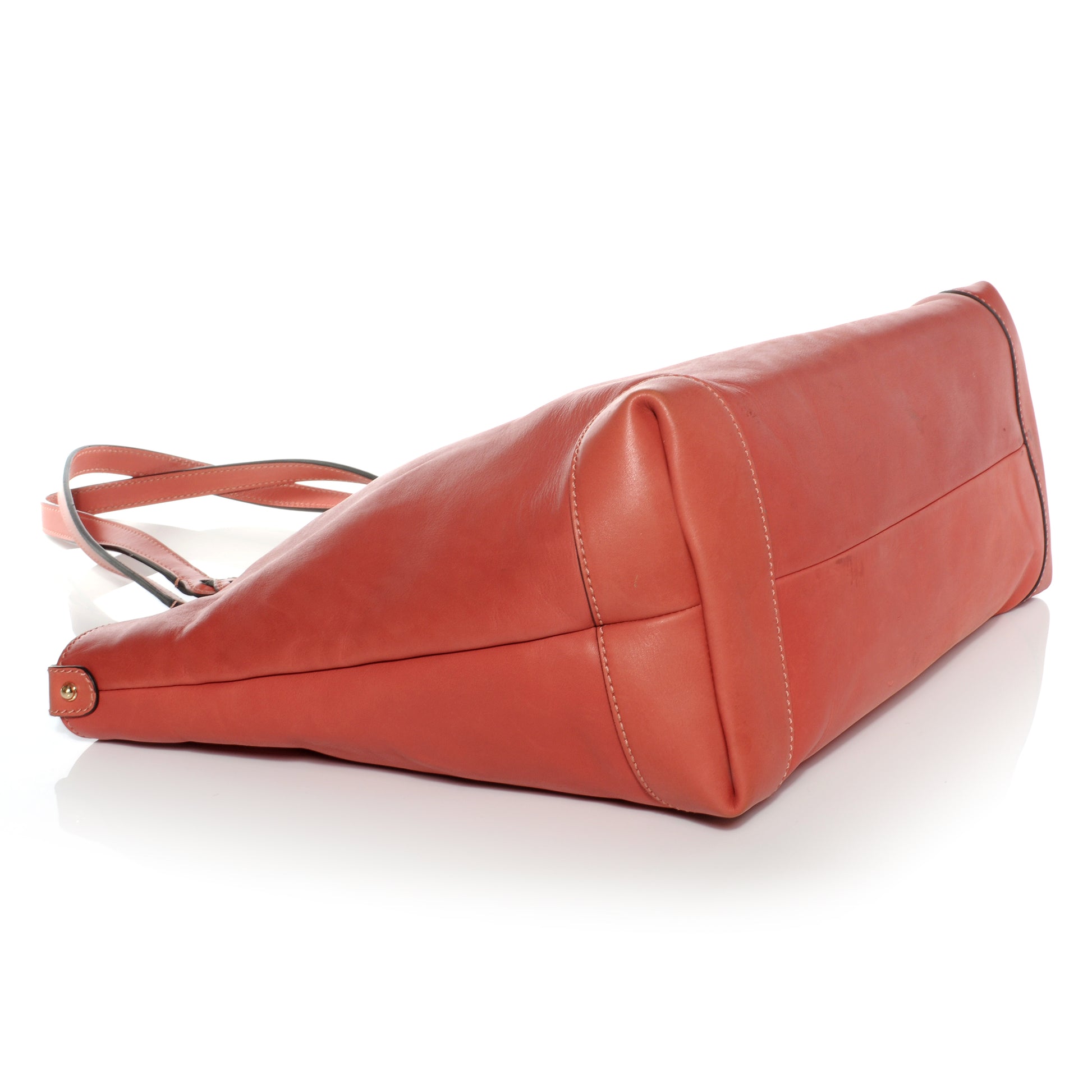 Gucci Leather Medium Craft Tote Coral 4 of 7
