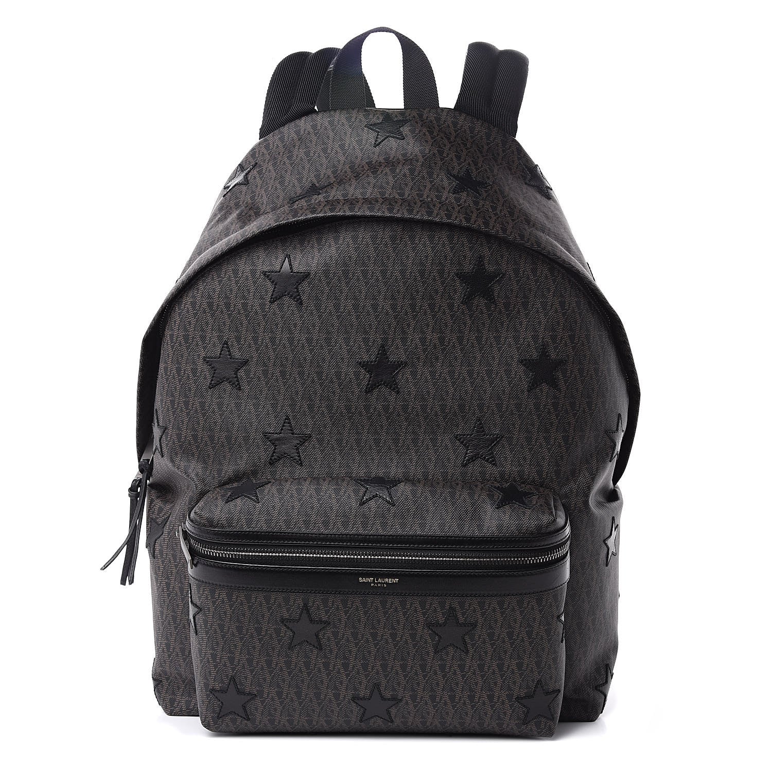 Saint Laurent Monogram Canvas Star Print Backpack 1 of 10
