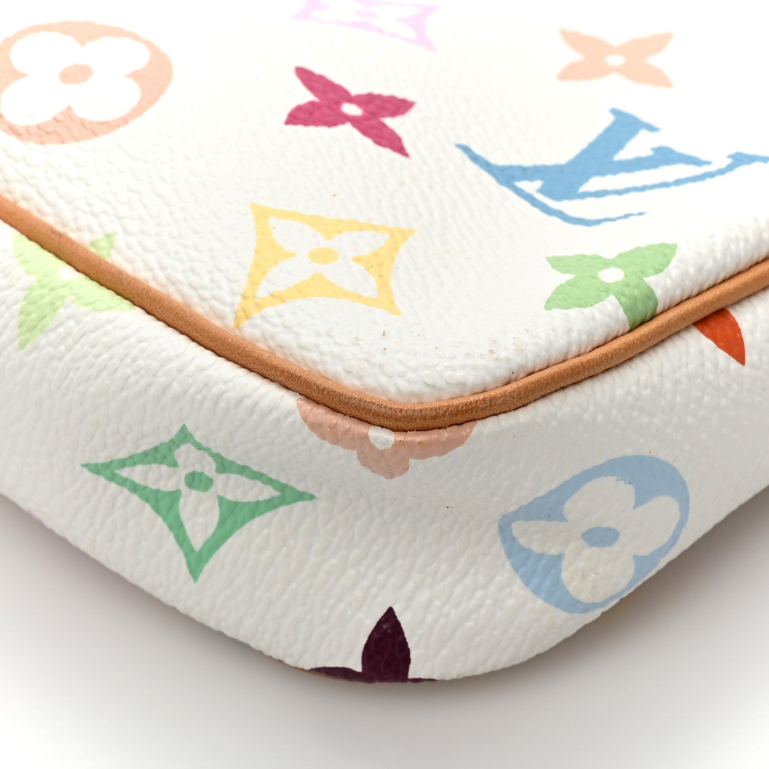 Louis Vuitton Monogram Multicolor Pochette Accessories White 11 of 13