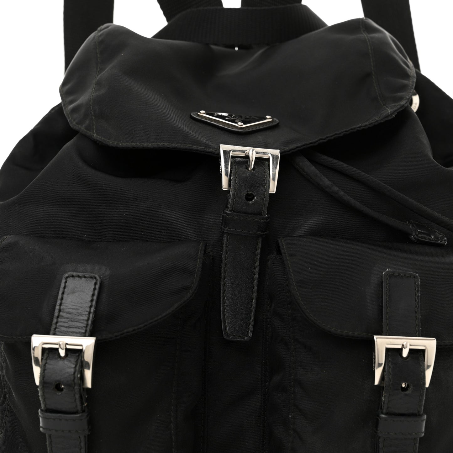 Tessuto Nylon Vela Small Backpack Black