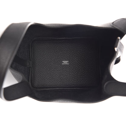 Hermes Taurillon Clemence Picotin Lock 18 PM Black 5 of 10
