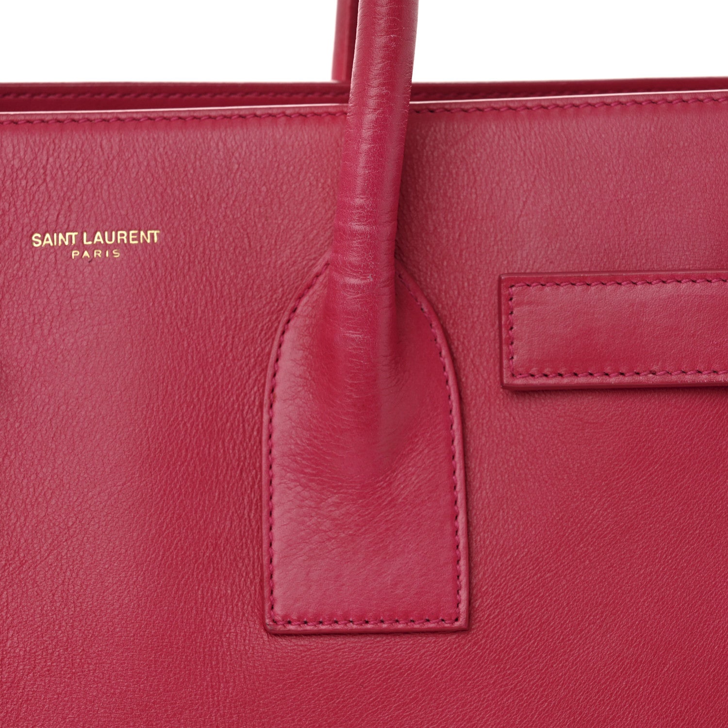 Saint Laurent Calfskin Small Sac De Jour Lipstick Pink 12 of 13