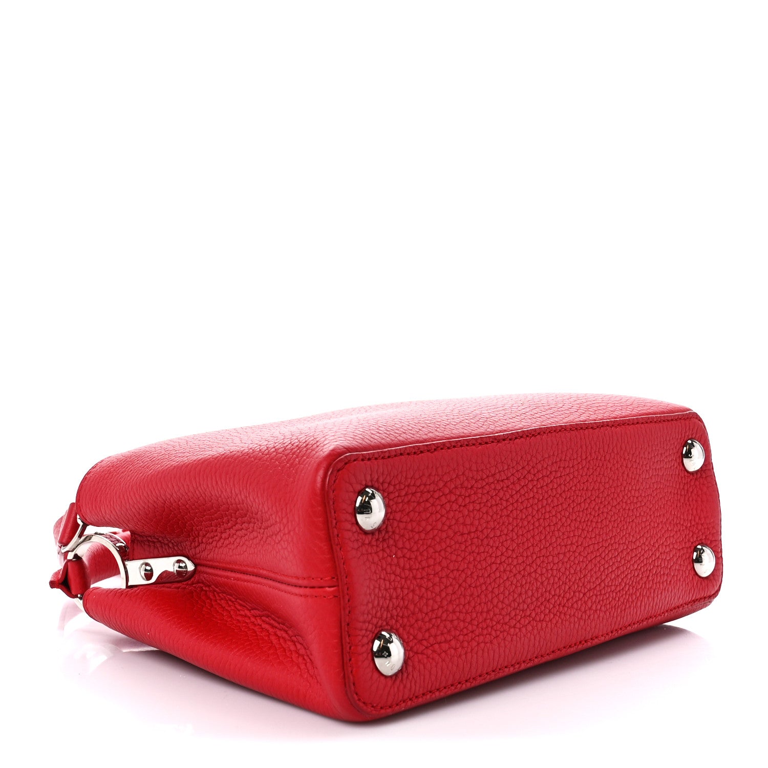 Louis Vuitton Taurillon Capucines BB Rubis 4 of 9
