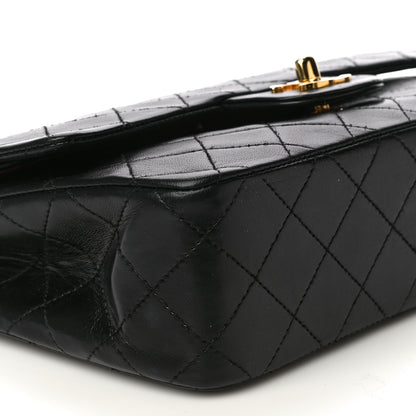 Chanel Lambskin Quilted Small Double Flap Black 9 of 28
