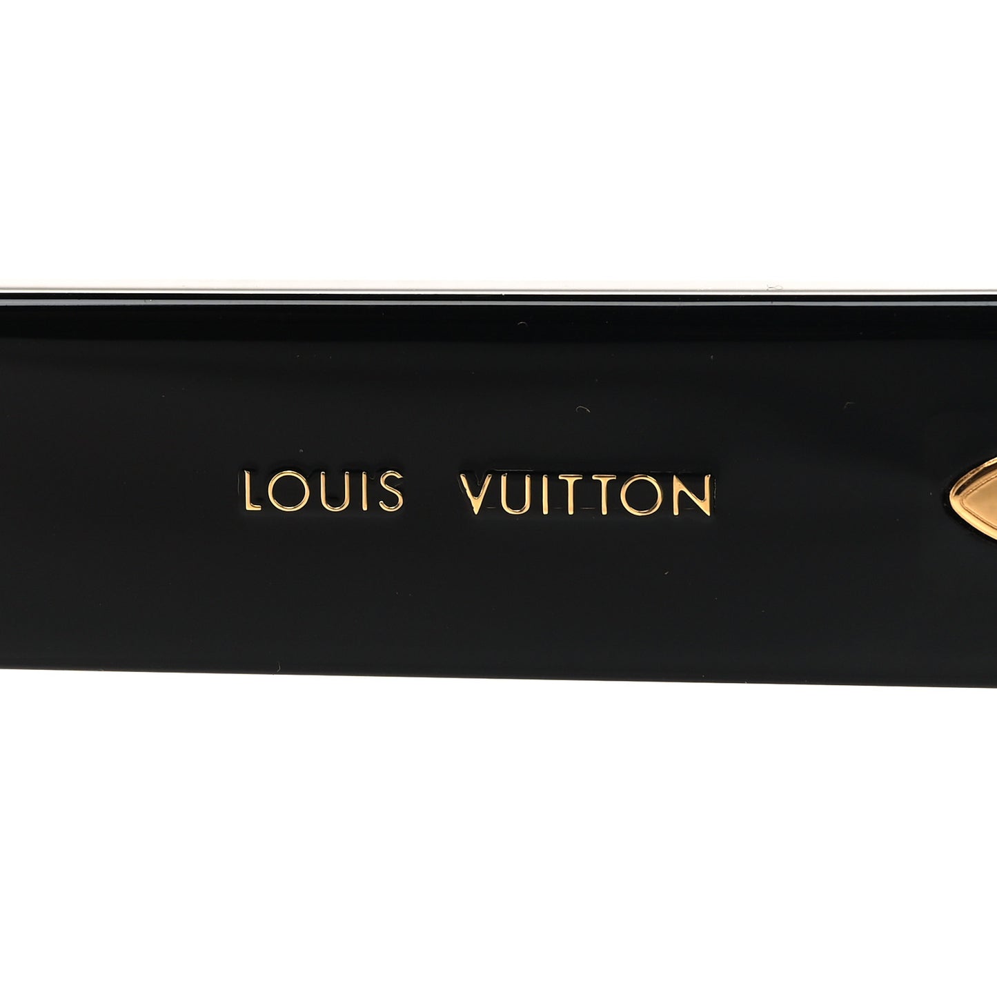 Acetate LV Moon Square Sunglasses Z1664W Black